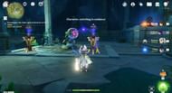 Defeat the enemies and activate the device (Image via HoYoverse)